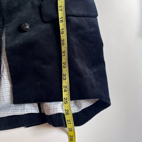 Veronica Beard Cliff Cutaway Jacket with Elbow Patch Ink Size 8 NEW NWT - Picture 8 of 8